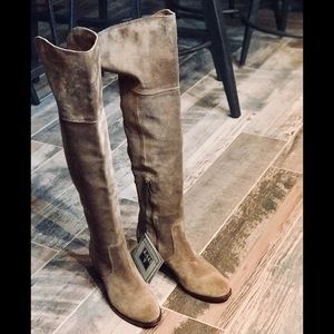 Frye OTK Suede Boots NWT!